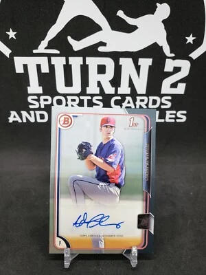2015 Topps Adam Plutko Auto 1st Bowman #383/499 No. PA-AP Cleveland Indians - Image 1 of 2