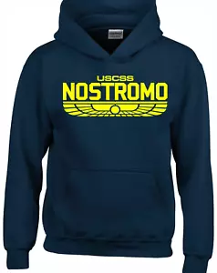 USCSS NOSTROMO HOODY HOODIE RETRO ALIEN MOVIE RIPLEY SCI-FI FILM RETRO WEYLAND - Picture 1 of 13