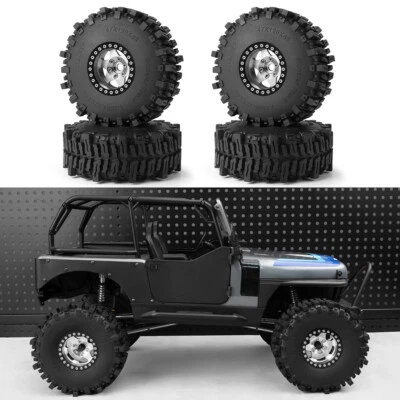 AXSPEED Reifen Felgen Set 1.9" Beadlock Räder Mit 120mm Reifen für RC 1/10 Auto - Bild 1 von 4