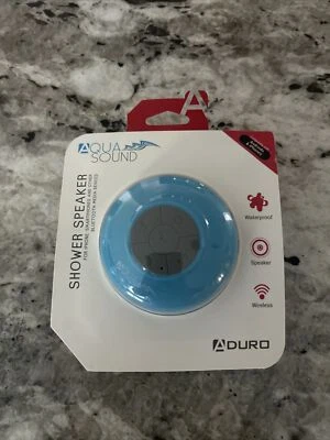 Aduro Aqua Sound Bluetooth Water Proof Shower Speaker w/ Convenient Music