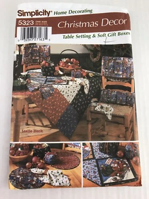 SIMPLICITY CRAFT PATTERN  5323  CHRISTMAS Decor UNCUT - Image 1 of 2