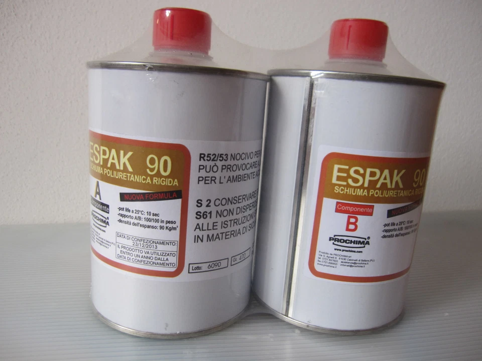 Prochima Espak 90 schiuma poliuretanica da colata 1kg bicomponente
