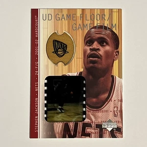 Stephen Jackson 2001-02 Upper Deck Hardcourt UD Game Floor/Film #SJ-F - Picture 1 of 3