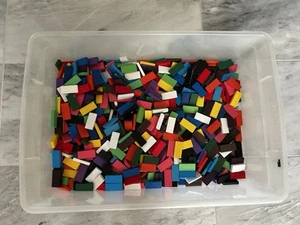 Dominoes Set for Kids, Wooden Multicolored Dominoes, pre owned - Picture 1 of 2