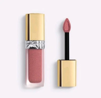 NUEVO Lápiz labial brillante Rouge Dior 323 DAZZLE Forever lentejuelas líquido Italia vacaciones Foto 1 de 3