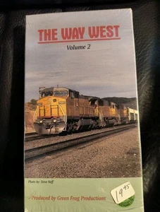 The Way West Band 2 Green Frog Productions VHS Eisenbahn - Bild 1 von 4