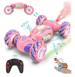 Vibrant Pink 4WD Remote Control Car with Lights & Music - Perfect Birthday Gift! - Picture 1 of 6