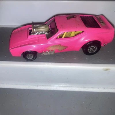 Ford Mustang Dragster MATCHBOX SPEED KINGS K-38 GULPER Pink p/w1970s loose - Image 1 of 4