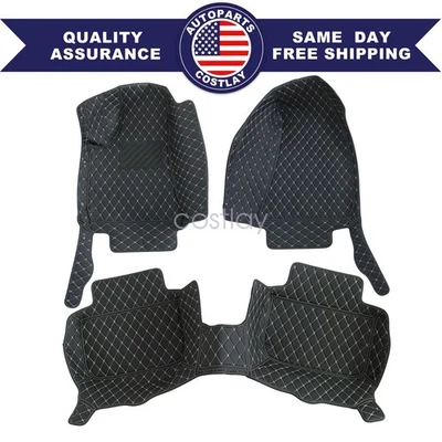 NEW All Surround Leather Floor Mats Liners For 2012-2023 Chrysler 300 C - Изображение 1 из 4