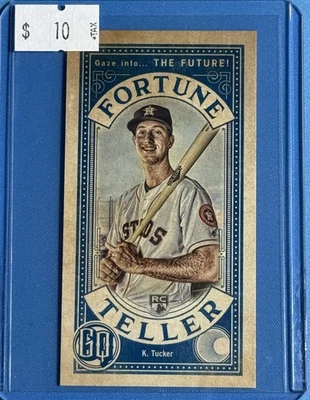 2019 Topps Gypsy Queen - Fortune Teller Mini Kyle Tucker #FTM KT Indigo /250... - Image 1 of 2