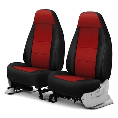 For Porsche Cayman 06-12 Seat Cover CR-Grade Neoprene 1st Row Black & Red Custom - Изображение 1 из 4