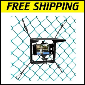 Support de clôture de téléphone portable réglable avec abat-jour pour iPhone et GoPro - Prêt pour le jeu - Photo 1 sur 9
