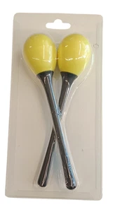 Ovo Maracas Coppia in Resina ovetto con Manico 40g Bambini Percussioni Nuovo - Imagen 1 de 5