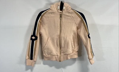 Chloé Girls Pink Solid Youth Zip Up Athletic Hoodie Size 8 - Image 1 of 4