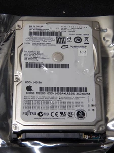 OEM Apple 655-1409A MacBook 160GB SATA Hard Drive With OS X 10.6 Snow Leopard - Picture 1 of 3