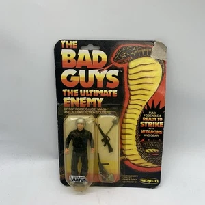 Vintage Remco Sgt. Rock The Bad Guys Ultimate Enemy VULTURE Action Figure Carded - Picture 1 of 4