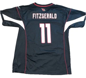 Nike On Field NFL Arizona Cardinals Larry Fitzgerald #11 Black Jersey Youth L - Picture 1 of 7