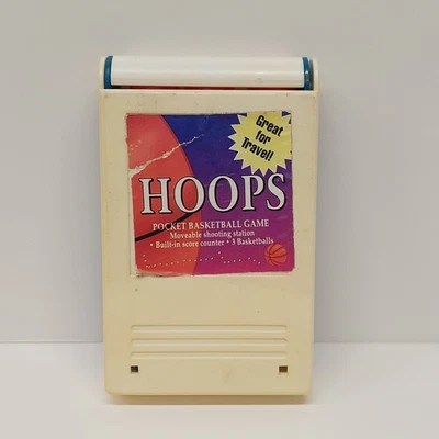 Vintage HOOPS Travel toy Size Pocket Basketball Game Moveable Shooting Station - Image 1 of 4