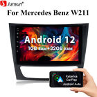 For Mercedes W211 2002-2007 1+32G Android Carplay Stereo Multimedia Radio BT SWC