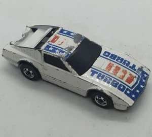 1983 Hot Wheels Nissan Turbo Crash Car. Back end swivels. Rare White chase - Picture 1 of 4