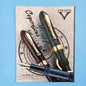 1997 Visconti Copernicus Fountain Pens Print Advertisement - Picture 1 of 8