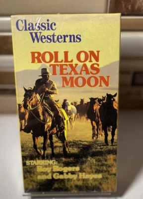 Roll on Texas Moon Roy Rogers VHS Classic Western - Image 1 of 2