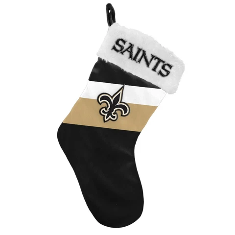 New Orleans Saints NFL Basic Christmas Stocking FREE SHIP Cover