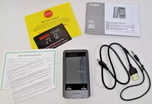 2 USED COBY MP828 TOUCHSCREEN VIDEO MP3 MEDIA PLAYER BOTH WORK - Picture 1 of 6