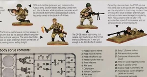 WW2 28mm Warlord Games Instruction Leaflet Russian Soviet Stalingrad Ostfront - Picture 1 of 1