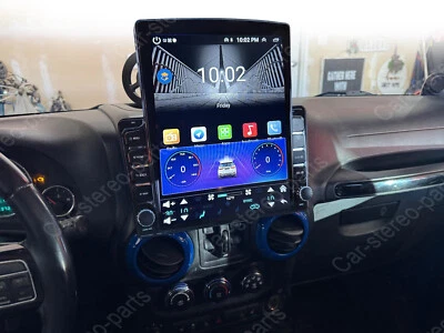 For 2007-2017 Jeep Wrangler JK Radio Apple Carplay Android 13 GPS NAVI WIFI +CAM Foto 1 de 4