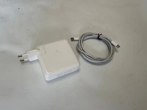 Apple 87W USB-C Power Adapter A1719 Netzteil Ladegerät Macbook + Kabel original - Picture 1 of 5