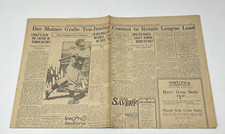 1925 Walter Hagen Emil Yde Jack Dempsey Harry Wills Des Moines Iowa IA Newspaper