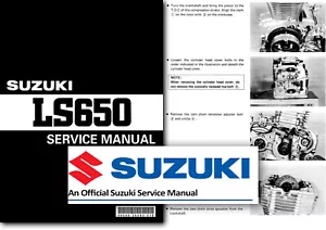 Suzuki LS650 SAVAGE Service Manual Workshop 1986 to 2004 BOULEVARD S40 Shop USB - Picture 1 of 2