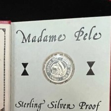 HAWAII 1977 Madame Pele Goddess MEDAL TOKEN HAWAIIAN MINT AHUALOA BIG ISLAND 