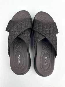 Vivaia Sport Sandals Katarina Women’s Black Size 40 EU/ 9 - 9.5 US - Picture 1 of 13