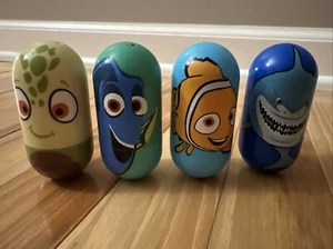 Disney Wobblers Mighty Beanz Kelloggs 2005 - Nemo 34 Dory 17 Bruce 6 Squirt 42 - Imagen 1 de 9