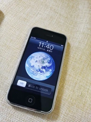 Apple iphone 1st Generation 8GB unlocked 2G GSM network Very Good Condition IOS3 - Image 1 of 4