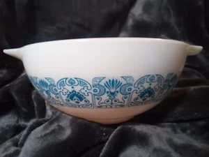 Vintage Pyrex Mixing Bowl 2 1/2 qt Horizon  1969 Apollo 11 Commerative Pattern - Bild 1 von 7