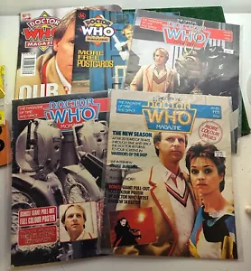 DOCTOR WHO MAGAZINES : 5 PETER DAVIDSON COVERS #83/85/86213/269 VTG STAR WARS - Picture 1 of 7