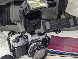 OLYMPUS OM20 OM-20 SLR FILMKAMERA MIT OLYMPUS 28mm OBJEKTIV - Bild 1 von 10