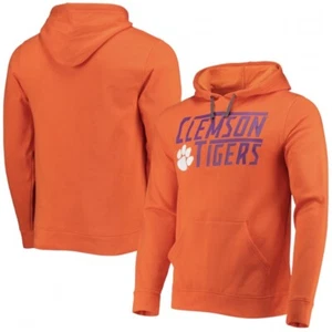 Clemson Tigers CU NCAA Pullover Hoodie Orange Favorite Longshot Men’s Size M - Picture 1 of 4