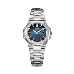 Luxury Brand Watch Nautilus Ladies High Quality Fashion Quartz Blue Dial Square - Picture 1 of 12