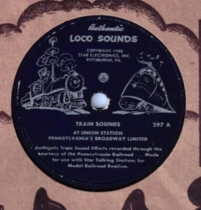 Authentic Locomotive Sounds 78 RPM 1948- Use for Model Railway Realism VG - Picture 1 of 1