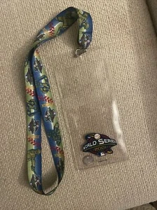 2001 World Series Lanyard/holder Arizona Diamondbacks New York Yankees - Picture 1 of 4