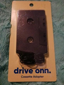 Onn. Cassette Audio Adapter 6Ft with AUX Cable, Play Digital Music from an AUX S - Picture 1 of 5