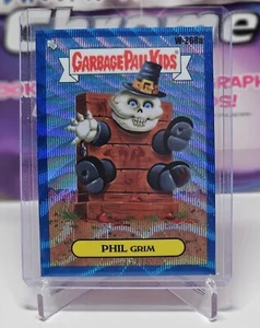 2024 Mülleimer Kinder Chrom 7 PHIL GRIM Blue Wave W-268a GPK Wo sind sie - Bild 1 von 2