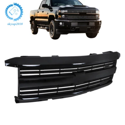 For 2015-2019 Silverado 2500 HD /3500 HD Black Front Grille Assembly Foto 1 de 4