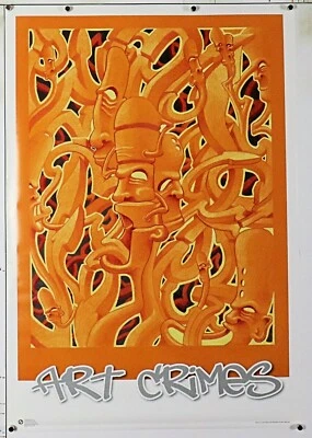 art crimes street art graffiti poster 22" X 32" NOS (b701) - Image 1 of 3