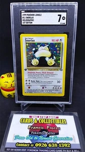 Pokemon GRADED Card - SGC 7: SNORLAX #11 - HOLO 1ST EDITION (JUNGLE) YEAR 1999 - Picture 1 of 4