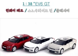 Kia Motors Diecast Mini Car EV6 GT 1:38 Scale Miniature Display 3 Color Korea - Picture 1 of 24